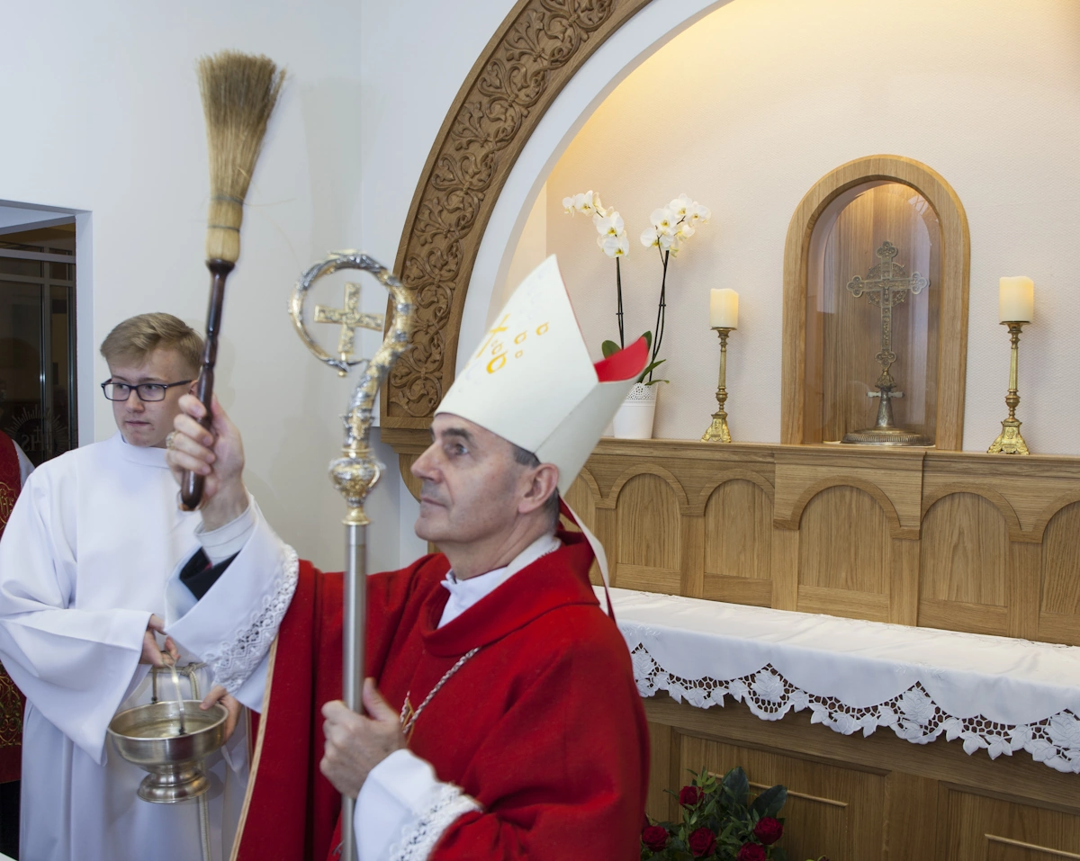 Poświęcenie kaplicy adoracji